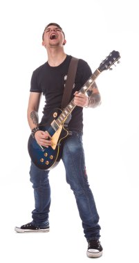 Gitar gitarist kurşun