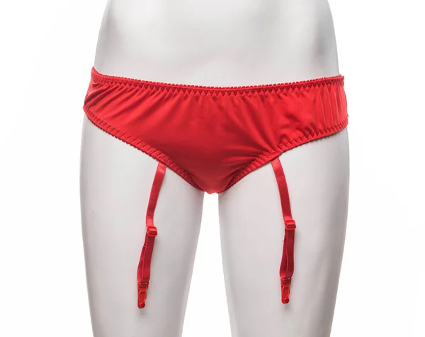 Female underpants on mannequin — Stock Photo, Image