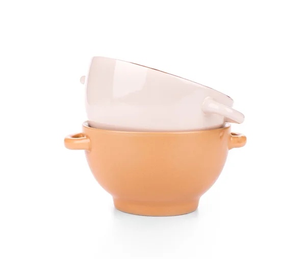 Dwie miski ceramiczne — Zdjęcie stockowe