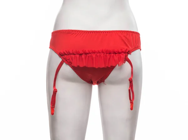 Female underpants on mannequin — Stock Photo, Image