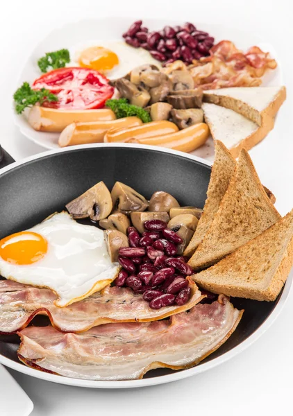 Colazione inglese completa tradizionale — Foto Stock