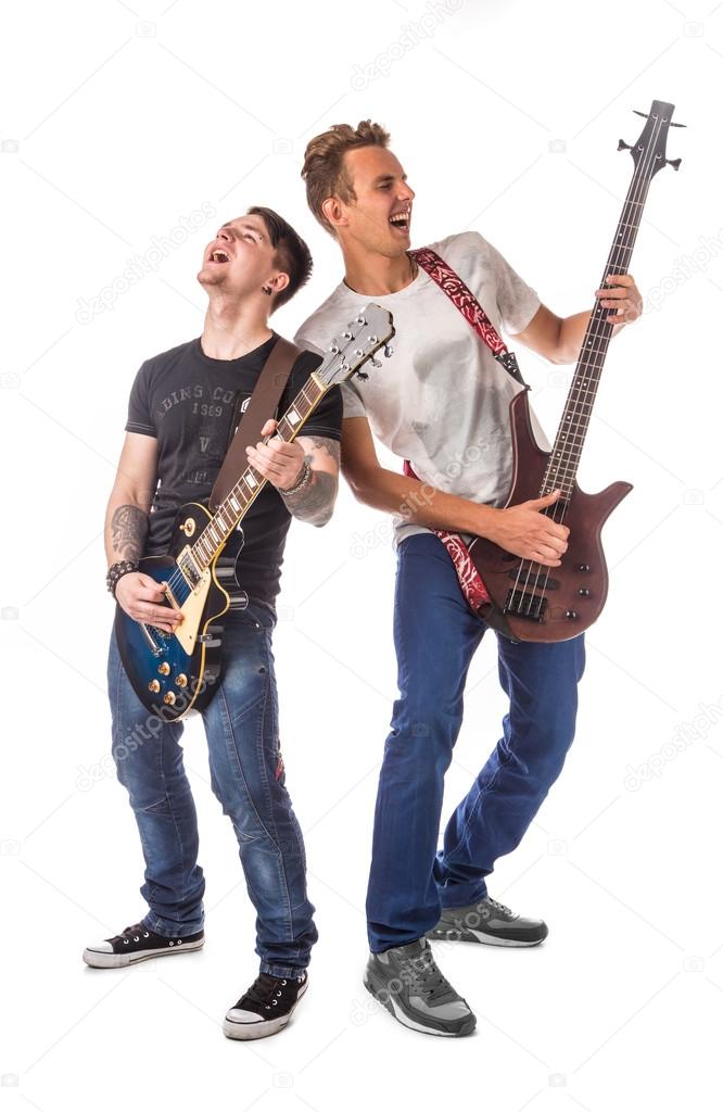Lead and bass guitarists