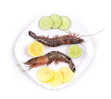 lezzetli taze karides