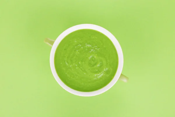 Spinach cream soup — Stock Photo, Image