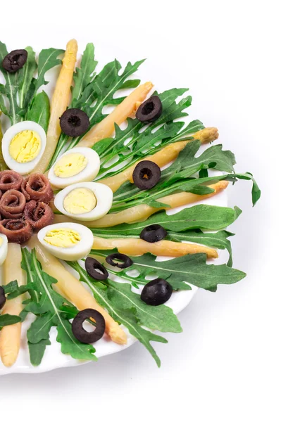 Salade d'asperges aux anchois — Photo