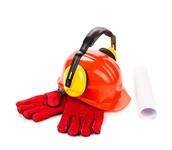 Construction tools close up. 