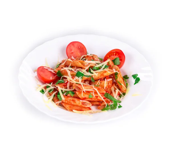 Italienische Pasta und Tomaten — Stockfoto