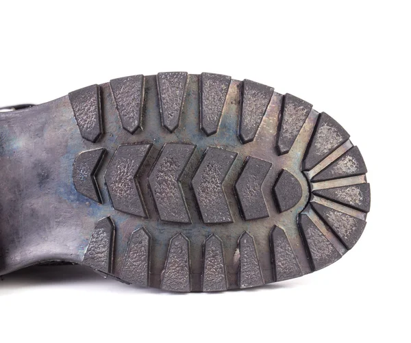 Black shoe sole. — Stock Photo, Image