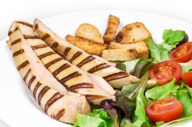 güzel Sezar salatası.