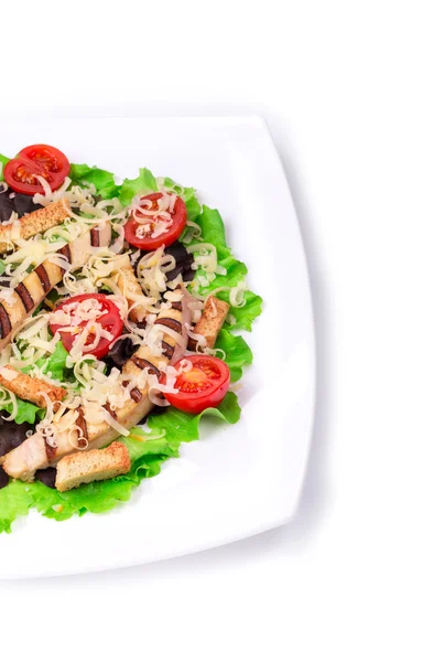 Caesar salad dish close up. — Stock Photo, Image