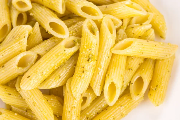 Pasta på tallrik — Stockfoto