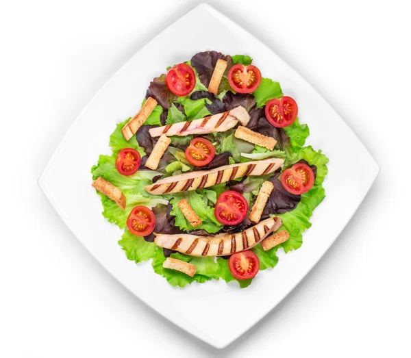 Caesar salad dish close up. — Stock Photo, Image