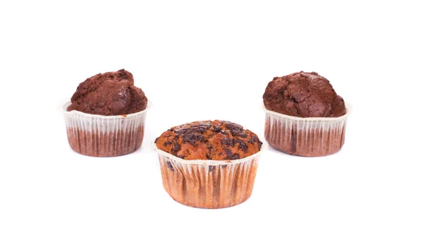 Muffins med choklad. — Stockfoto