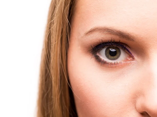 Close up of girl eye. — Stock Photo, Image