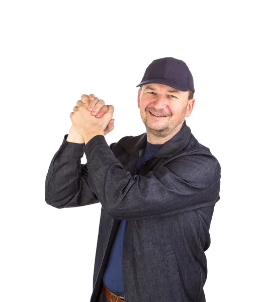 Worker in winter workwear. — Stock Photo, Image