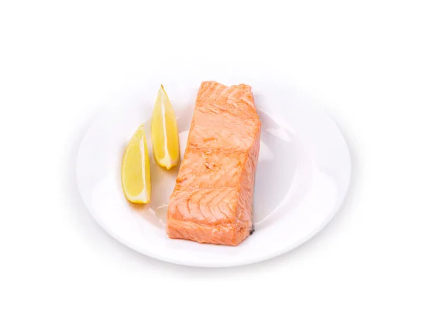 Grilled salmon fish fillet. — Stock Photo, Image