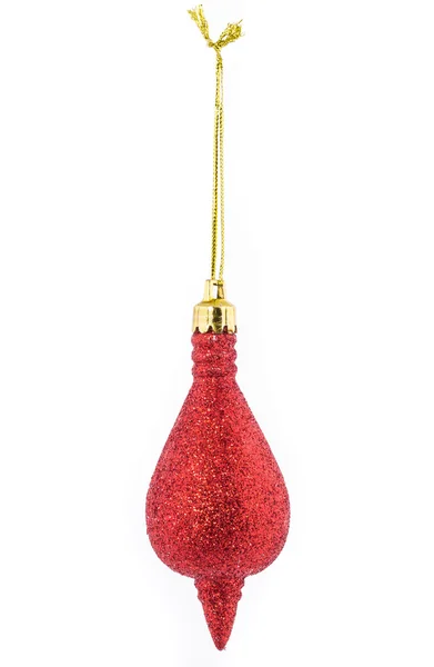 Bola roja de decoración de Navidad para árbol . — Foto de Stock