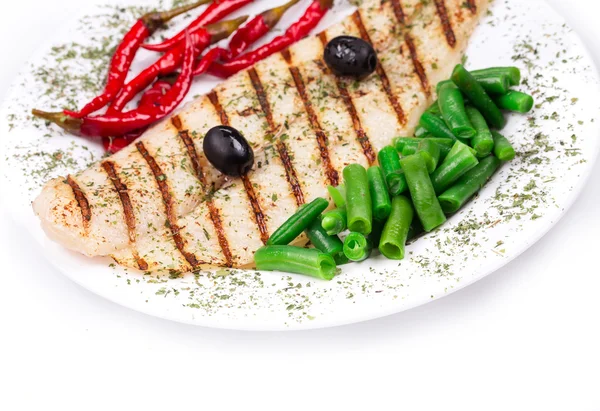 Grilled fish fillet. — Stock Photo, Image