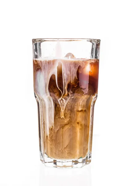 Iced Coffee with Milk. — Stock Photo, Image