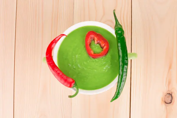 Broccoli cream soup — Stock Photo, Image