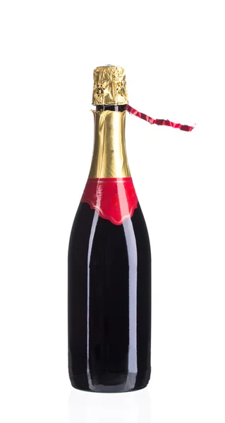Zbliżenie butelki szampana — Zdjęcie stockowe