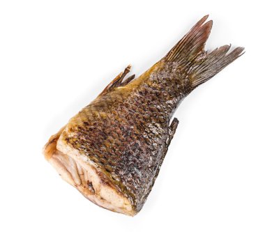 ızgara sazan balık kuyruğu. 