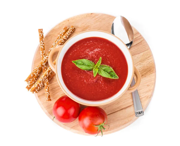 Zuppa di pomodoro fresco — Foto Stock