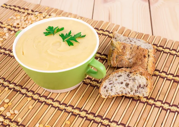 Delicious cream soup — Stock Photo, Image