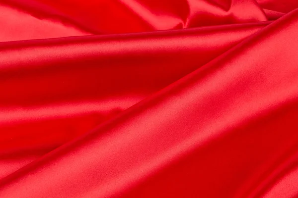 赤い絹のカーテン. — ストック写真
