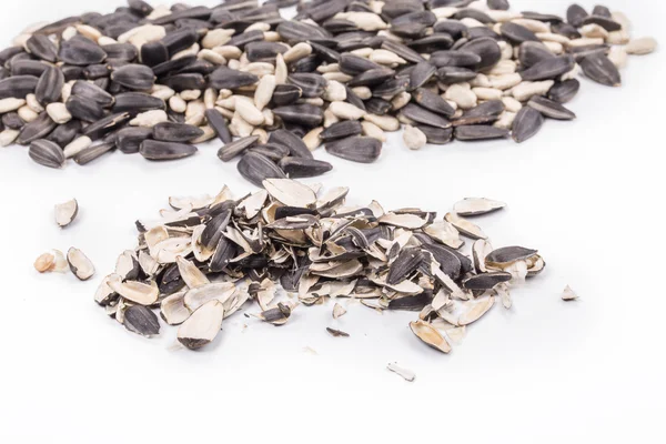 Bunch of sunflower seeds. — Stock Photo, Image