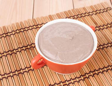 kremalı mantar çorbası.