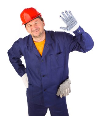 Beş dakika sonra lastik eldiven gösterilen alt.