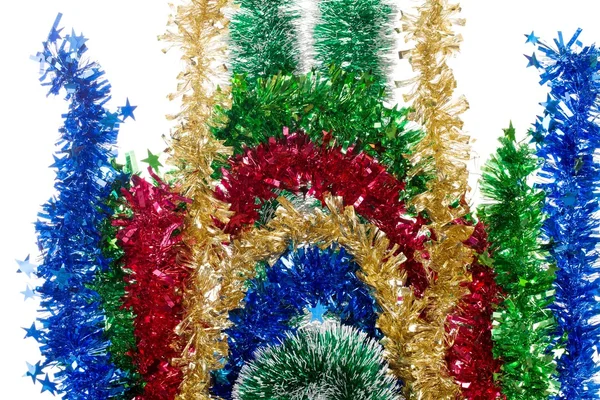 Helles Ornament aus Lametta — Stockfoto
