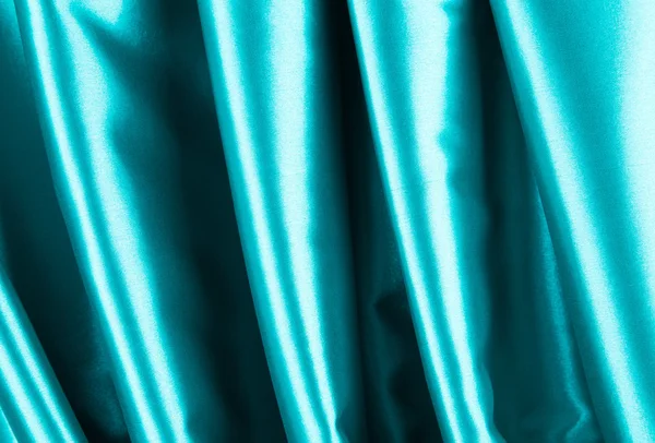 Green cloth silk texture — Stock Photo, Image