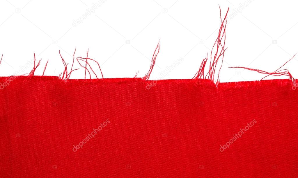 Red silk shape of cloth.