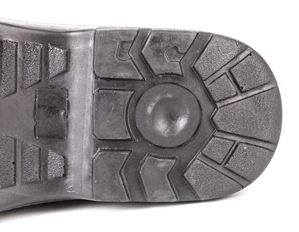 Black shoe sole. — Stock Photo, Image