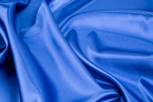 Blue silk background. — Stock Photo, Image