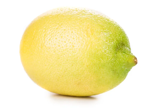 Zitrone auf weißem Hintergrund. — Stockfoto