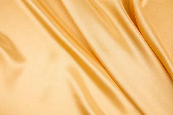 Close up of yellow silk — Stock Photo, Image