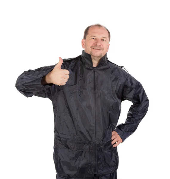 Worker with great sign. — Stock Photo, Image