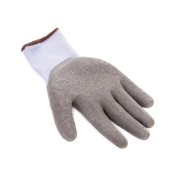 Close up of gray rubber glove. — Stock Photo, Image