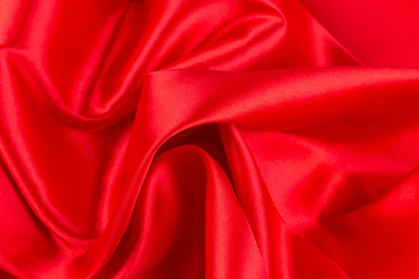 赤い絹のカーテン. — ストック写真