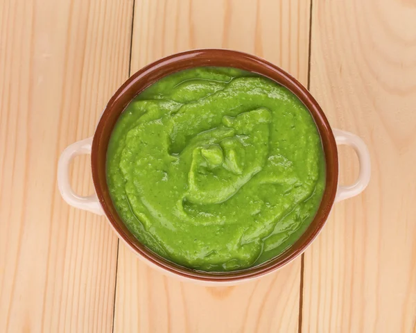 Broccoli cream soup — Stock Photo, Image