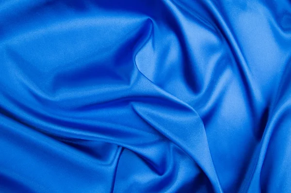 Cortina de seda azul . — Foto de Stock