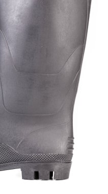 Siyah lastik çizme-in yakın çekim.