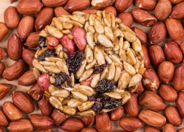 Fıstık şekerlenmiş fıstık Ayçiçeği tohumları.