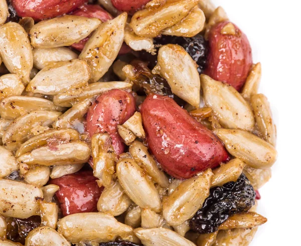 Amendoins torrados cristalizados sementes de girassol . — Fotografia de Stock