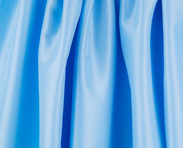 Light blue silk texture cloth. — Stock Photo, Image