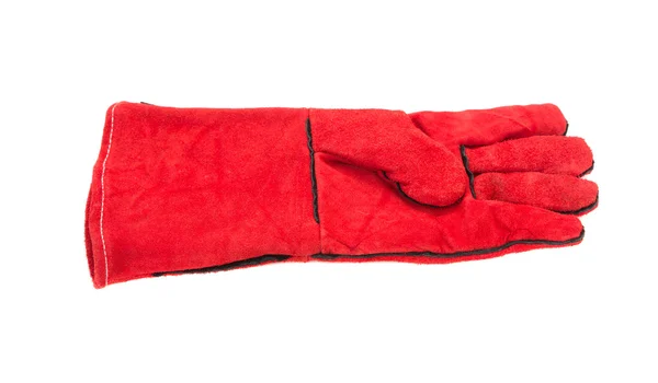 Heavy-duty red glove. — Stock Photo, Image