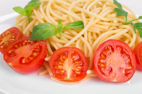 Italian pasta with seafood — Stock Photo, Image